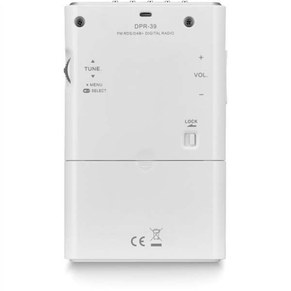 Sangean DPR-39 (Pocket 390) bianco