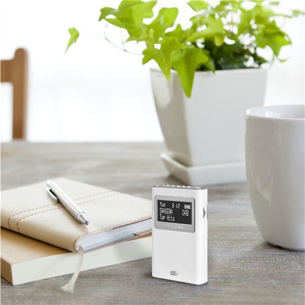 Sangean DPR-39 (Pocket 390) bianco