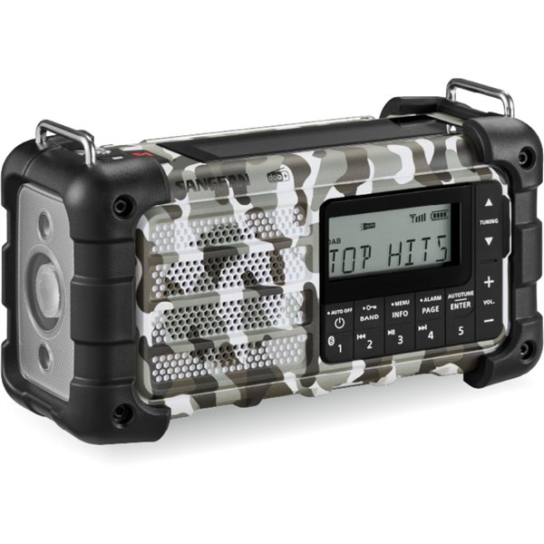 Sangean MMR-99 DAB+ Artic Camo Emergency/Hand Crank/Solar Radio