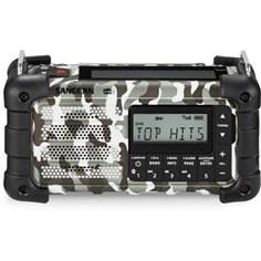 Sangean MMR-99 DAB+ Artic Camo Emergency/Hand Crank/Solar Radio 2