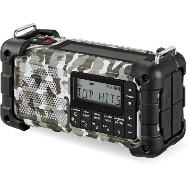 Sangean MMR-99 DAB+ Artic Camo Emergency/Hand Crank/Solar Radio