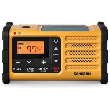 Sangean MMR-88 (USB-C) gelb Notfall/Kurbel/Solar Radio