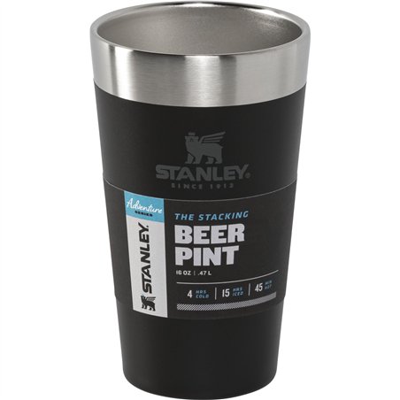 Stanley Adventure pinta di birra 0,47 L nero opaco Pebble