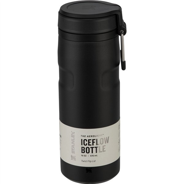 Stanley Iceflow bottiglia Twist Flip 0,47 L nero 2.0
