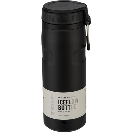Stanley Iceflow bottiglia Twist Flip 0,47 L nero 2.0