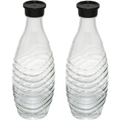 Sodastream Crystal Penguin pacco doppio caraffa vetro 0,7L