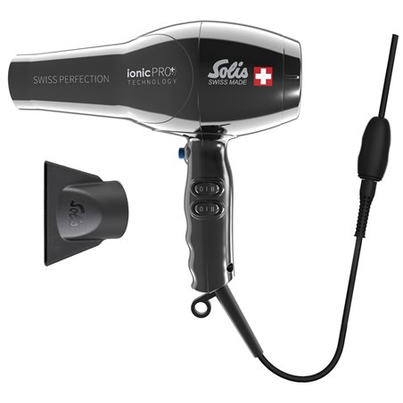 Solis Swiss Perfection 360 ionic Pro nero                Tipo 440