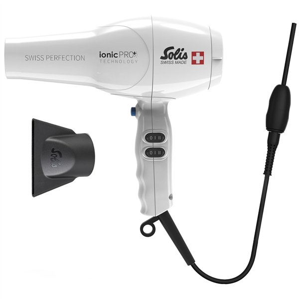 Solis Swiss Perfection 360 ionic Pro bianco