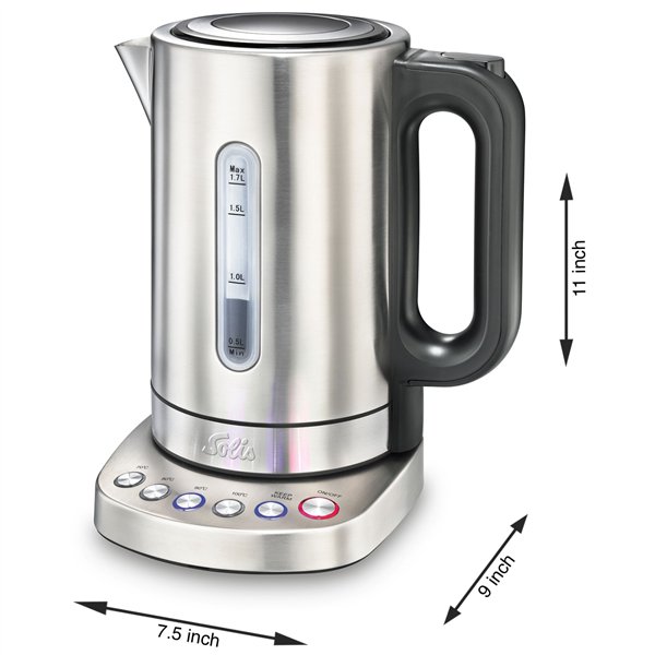 Solis Vario Temp Kettle 5516 bollitore con scelta temperat.
