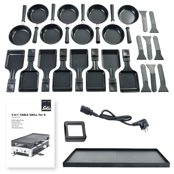 Solis 5in1 grill da tavolo  791 per 8 persone