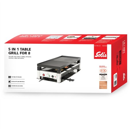 Solis 5in1 grill da tavolo  791 per 8 persone