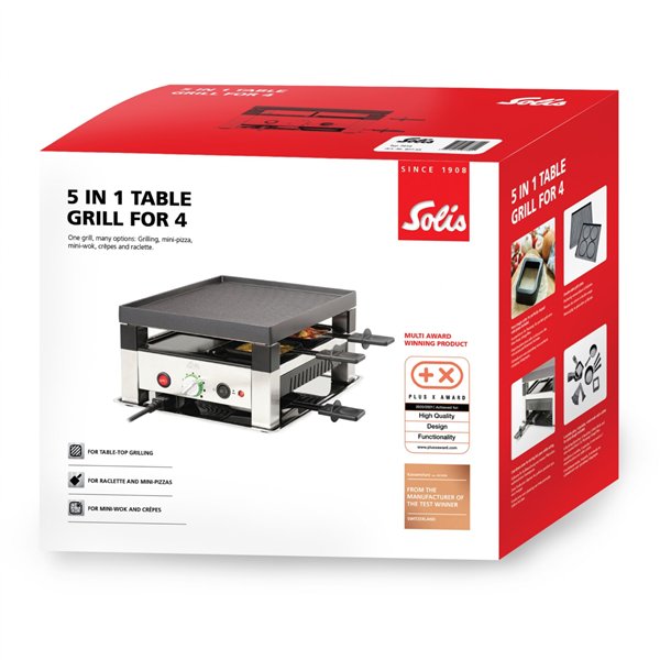 Solis 5in1 grill da tavolo  7910 per 4 persone