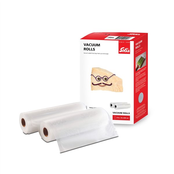 Solis Vac Rolls 20x600cm 2 rotoli   pellicola per sottov.