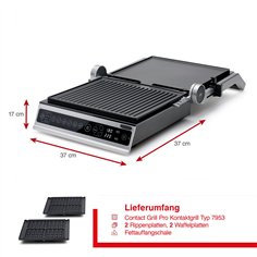 Solis Waffel & Contact Grill Pro tipo 7953 2