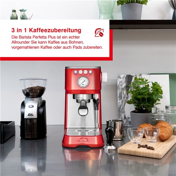 Solis Barista Perfetta Plus 1170 v2                         rosso