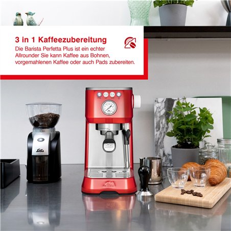 Solis Barista Perfetta Plus 1170 v2                         rosso
