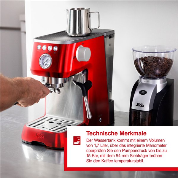Solis Barista Perfetta Plus 1170 v2                         rosso