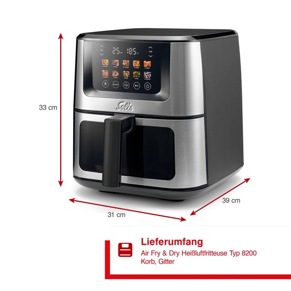 Solis Air Fry & Dry XL  Typ 8200