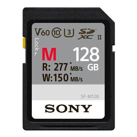 Sony SDXC M series         128GB Class 10 UHS-II