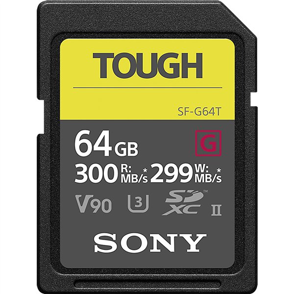 Sony SDXC G Tough series    64GB Class 10 UHS-II U3