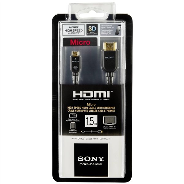 Sony DLC-HEU15 Mikro Mini HDMI cavo 1,5m