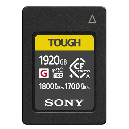 Sony CFexpress Type A     1920GB TOUGH R/W 1800/1700MBs CEAG1920T