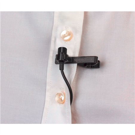 Speedlink SPES Clip-On Microphone, black