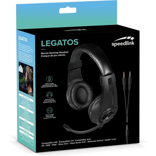 Speedlink LEGATOS Gaming Headset für PC/PS5/Xbox X/S/Switch 2