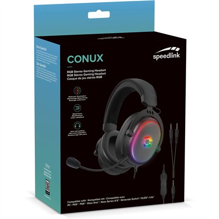 Speedlink CONUX RGB Gaming Heads für PC/PS5/Xbox X/S/Switch 2