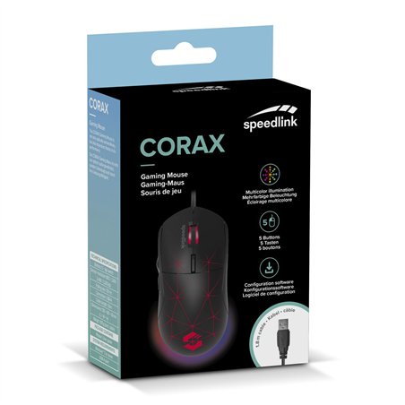 Speedlink CORAX RGB Gaming Mouse black