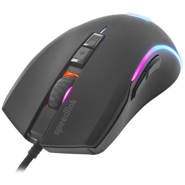 Speedlink ZAVOS RGB Gaming Mouse rubber-black