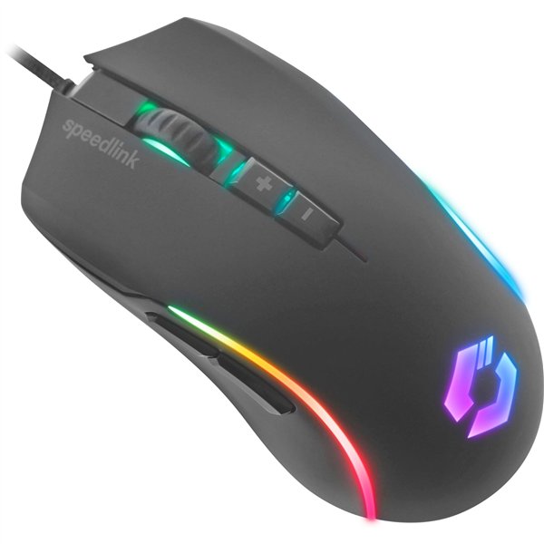 Speedlink ZAVOS RGB Gaming Mouse rubber-black