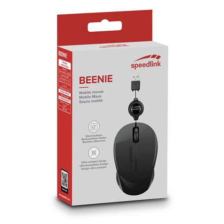 Speedlink BEENIE Mobile Mouse Wired USB, black