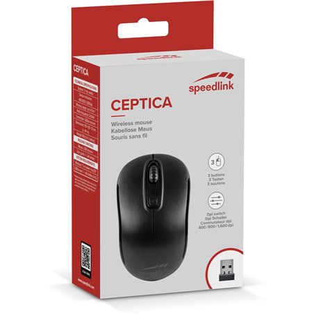 Speedlink CEPTICA Mouse Wireless, black