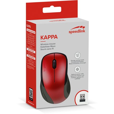 Speedlink KAPPA Mouse - Wireless red