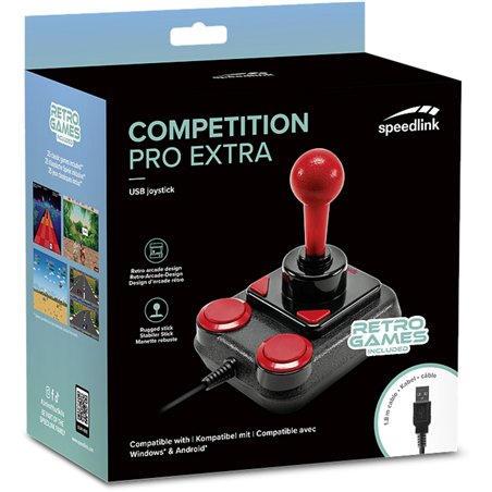 Speedlink COMPETITION PRO EXTRA USB Joystick, black-red