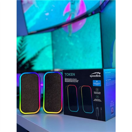Speedlink TOKEN RGB Gaming Stereo Speaker, black