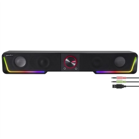 Speedlink GRAVITY RGB Stereo Soundbar, black