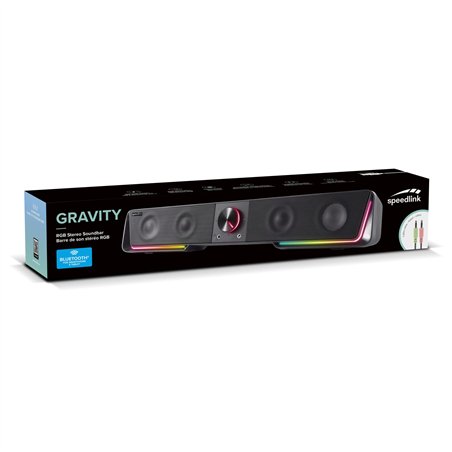 Speedlink GRAVITY RGB Stereo Soundbar, black