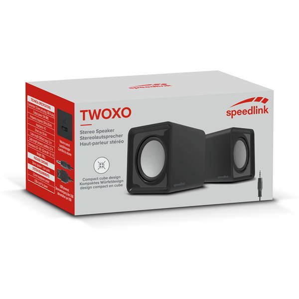 Speedlink TWOXO Stereo Speakers black