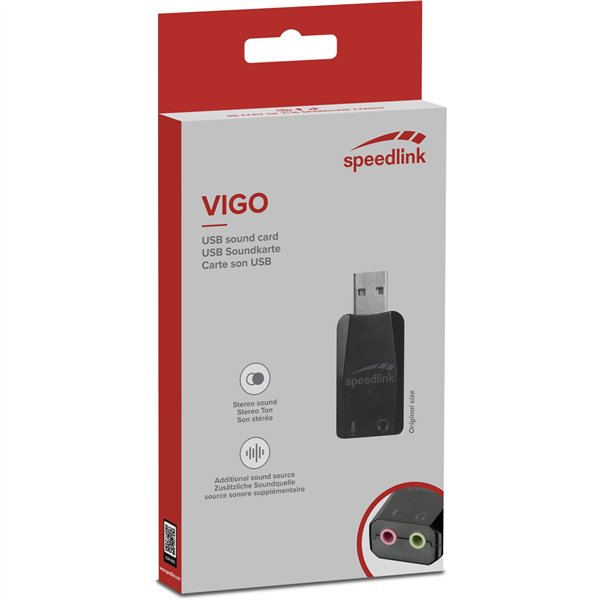 Speedlink VIGO USB Sound Card black