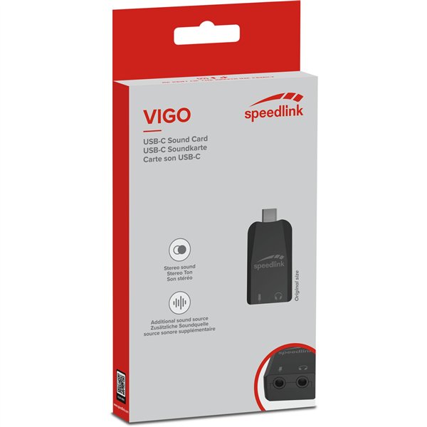 VIGO USB-C Sound Card, black