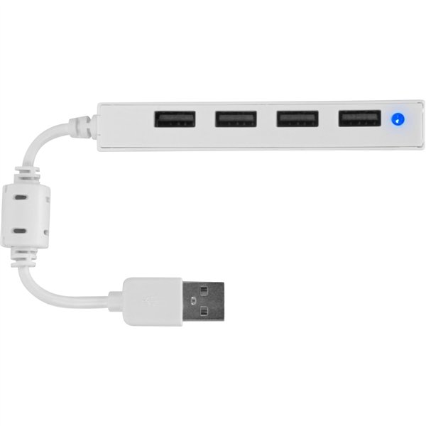 Speedlink SNAPPY SLIM USB Hub 4-Port, USB 2.0, Passive, white