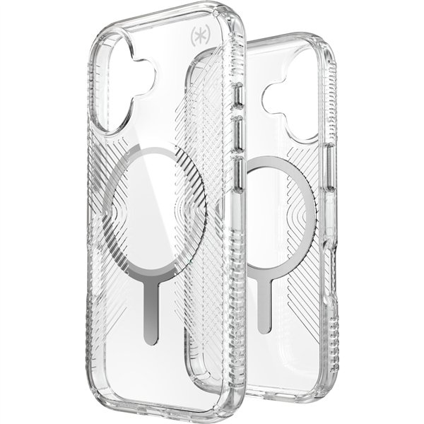 Speck Presidio Perfect Clear Grip custodia MagSafe iP 17