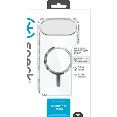 Speck Presidio Perfect Clear Grip custodia MagSafe iP 17 Air