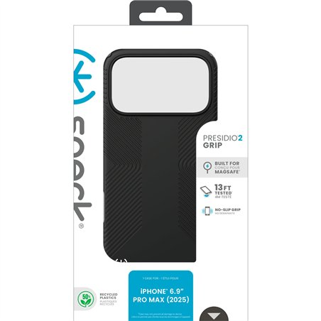 Speck Presidio2 Grip Case iP 17 Pro Max Black/Grey/White