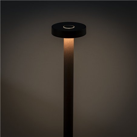 Sompex BORO ruggine lampada da terra a batt.