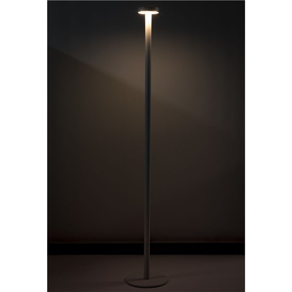 Sompex BORO bianco lampada da terra a batt.