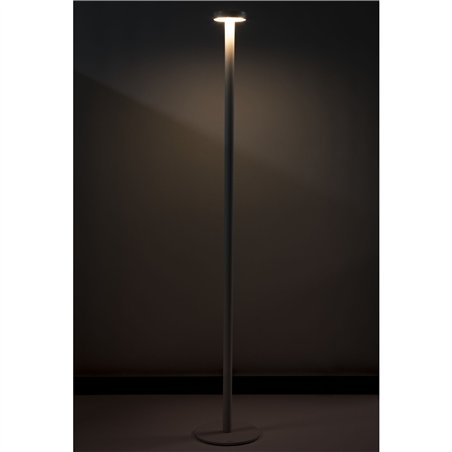 Sompex BORO bianco lampada da terra a batt.