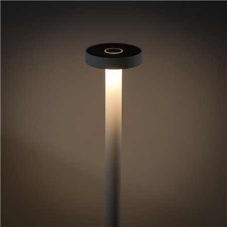 Sompex BORO bianco lampada da terra a batt.